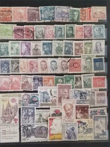 CZECHOSLOVAKIA Stamp Lot Used T1070