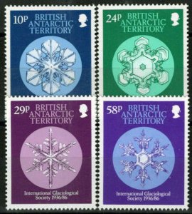 ZAYIX - British Antarctic Territory / BAT 133-136 MNH Snowflakes 020123S42