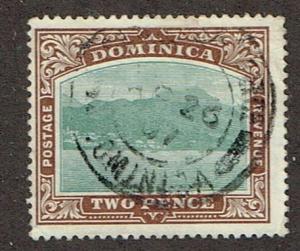 Dominica 1907  37  Used