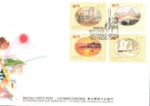 Macau FDC 1995 - Macau as seen by Lio Man Cheong - F28280