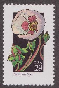 2690 Wildflowers - Desert Fire Spot F-VF MNH single