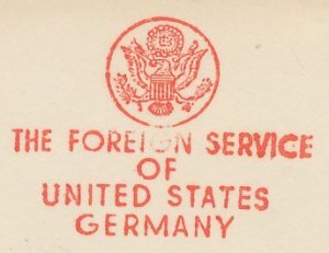 Meter cut Germany 1955 Foreign Service United States