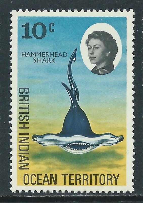 British Indian Ocean Territory, Sc #17, 10c MH