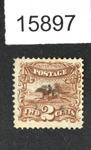 MOMEN: US STAMPS # 113 USED $90 LOT #15897