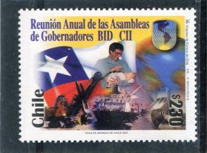 Chile 2001 GOVERNORS ANNUAL MEETING 1v Perforated Mint (NH)