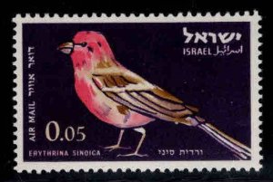 ISRAEL Scott C28 MH* Airmail Bird stamp without tab