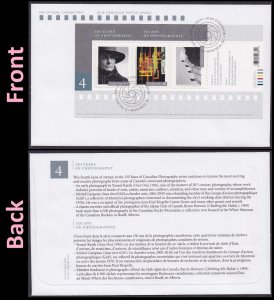 Canada 2903 Canadian Photography souvenir sheet FDC 2016