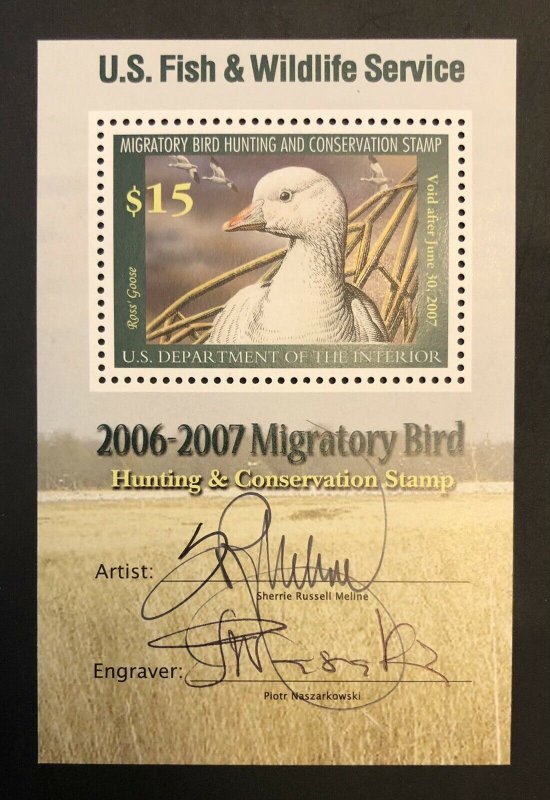 TangStamps: US #RW73b PSE Graded 98, MNH, Superb, Artist And Engraver Signatures