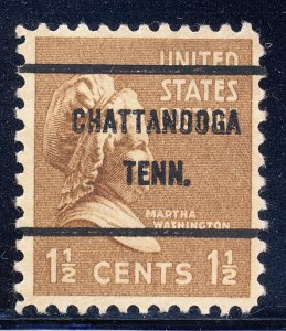 Chattanooga TN, 805-61 Bureau Precancel, 1½¢ M. Washington