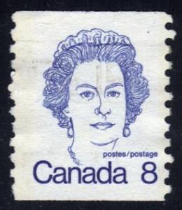 Canada #604 Queen Elizabeth II, used (0.25)