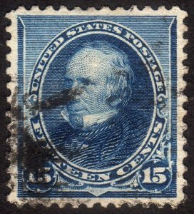 1890, US 15c, Clay, Used, Superb, Sc 227