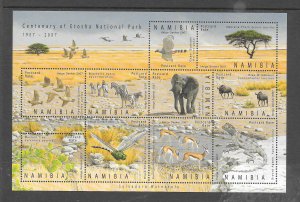 NAMIBIA #1119 ETOSHA NATION PARK M/S MNH