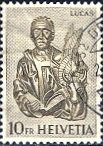 Switzerland 1961: Sc. # 409; Used Single Stamp