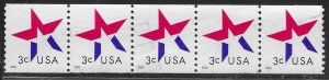 US #3615 3c Star