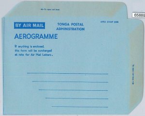 65889 - TONGA  - Postal History -  Postal Stationery   AEROGRAMME