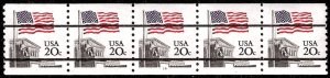 Sc 1895b 20¢ Flag/Supreme Court PNC5 Plate #14 Bars Only MNH VF  *FREE SHIPPING*