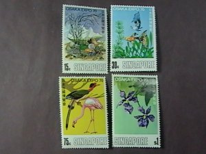 SINGAPORE # 112-115-MINT/HINGED--COMPLETE SET---1970