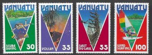 VANUATU SG425/8 1986 TOURISM MNH