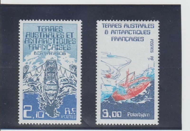 French Southern and Antarctic Territories  Scott#  123-124  MNH  (1986 Shipping)