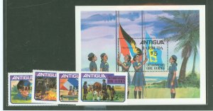 Barbuda #515-521 Mint (NH) Single (Complete Set) (Scouts)