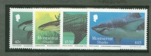 Montserrat #643-46  Single (Complete Set)