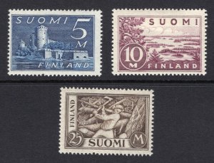 Finland 1930 Woodchopper Set - OG MH - SC# 177-179  Cats $57.50 (ref# 204102)