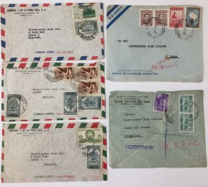 Peru Mexico Haiti Airmail Mexico Covers x 19 UK2140