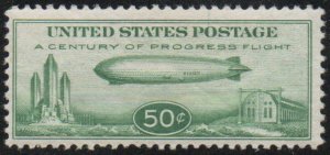 USA #C18 F/VF OG LH, nice color, Fresh! Retail $45