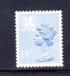 GREAT BRITAIN-WALES & MONMOUTHSHIRE #WMMH24  14p  MACHINS MINT  VF NH  O.G