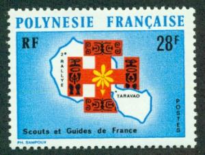 French Polynesia #272  Mint  VF  VLH  Scott $14.50