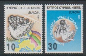 1995 Cyprus 854-855 Europa Cept