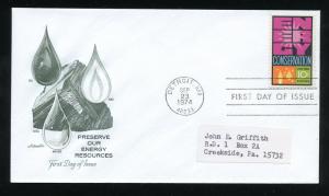 US 1547 Energy Conservation ADDR ArtMaster FDC