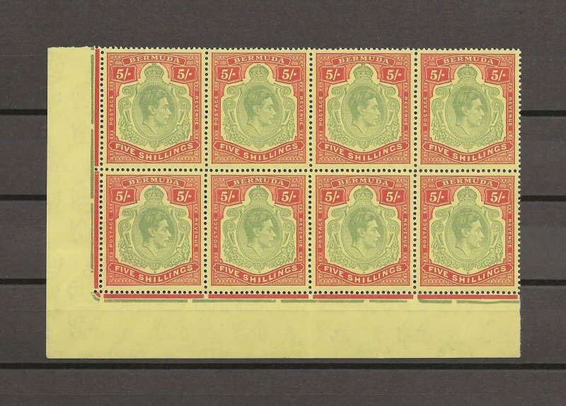 BERMUDA 1938/53 SG 118e/ea MNH Cat £1350