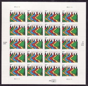 USA-Sc#3881- id12-unused NH sheet-Kwanzza-2004-