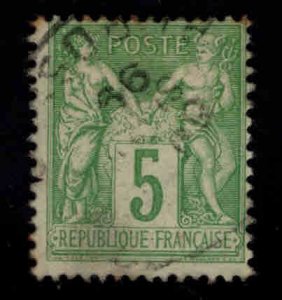 FRANCE Scott 104, Used stamp  from 1898