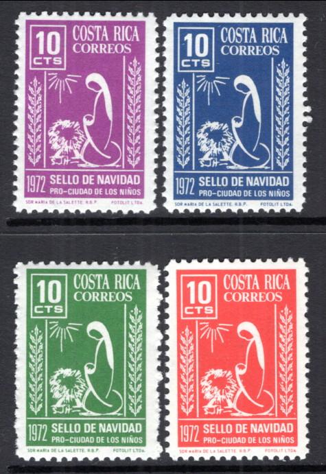 Costa Rica RA53-RA56 MNH VF