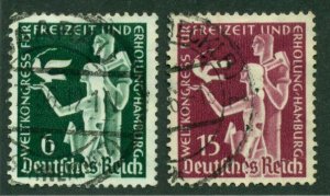 Germany 1936 #477 & 478 U SCV(2024)=$1.55