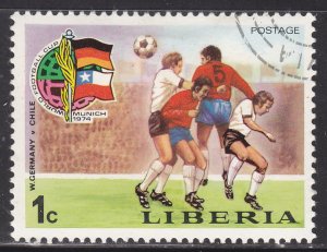 Liberia 675 World Cup Soccer 1974