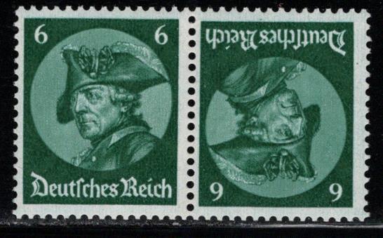 Germany Scott # 398a, mint nh, tete beche, Mi #K17