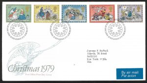 Great Britain SC#879-883 CHRISTMAS (1979) FDC