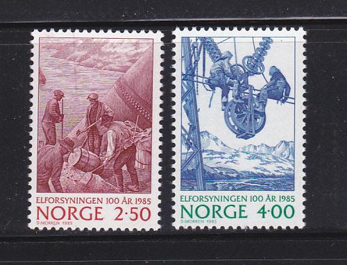 Norway 865-866 Set MNH Electricity