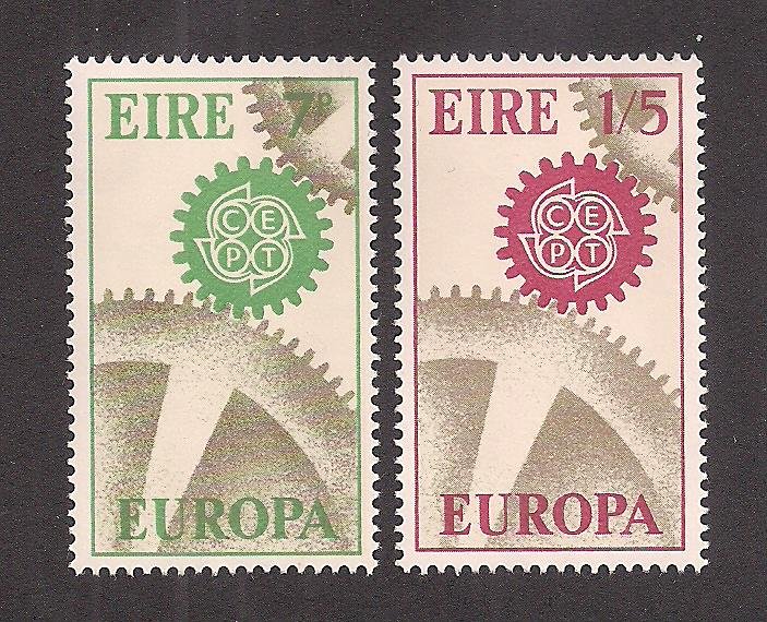 IRELAND SC# 232-33    FVF/MNH 1967