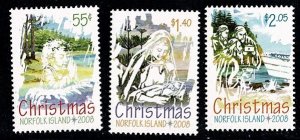 Norfolk Island #961-3 MNH cpl Christmas 2008