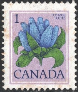 Canada SC#781 1¢ Bottle Gentian (1979) Used