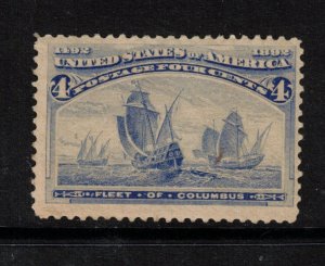 USA #233 Mint Fine Lightly Hinged