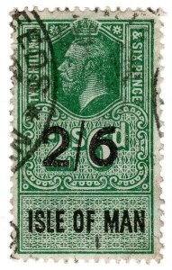 (I.B) George V Revenue : Isle of Man 2/6d