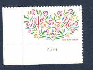 5001 Yes, I Do US Single W/Plate Number Mint/nh (Free shipping offer)