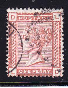 Great Britain 1880 1d red brown QV VF/Used (o)