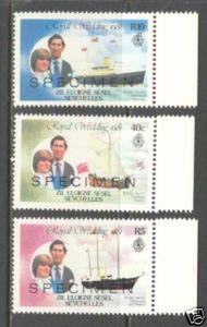 SEYCHELLES ZIL ELWANNYEN SESEL Sc# 23 25 27 var MNH FVF 