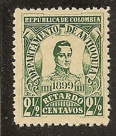 Colombia-Antioquia     Scott   I1   Cordoba   Unused